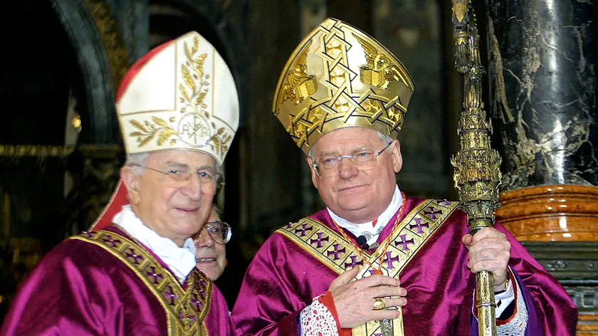 Angelo Scola con Marco Ce'