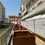 La passeggiata di Riviera Magellano, dove è in corso l’operazione di restyling e abbellimento dell’arredo urbano