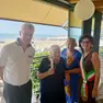 La consegna della pergamena alla signora Maria D’Andrea