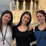 Da sinistra, Margherita Bortoli, Margherita Grazioli, Maya Felline
