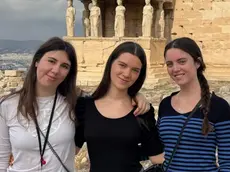 Da sinistra, Margherita Bortoli, Margherita Grazioli, Maya Felline