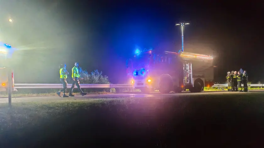 Il luogo dell'incidente dove ha perso la vita il ciclista