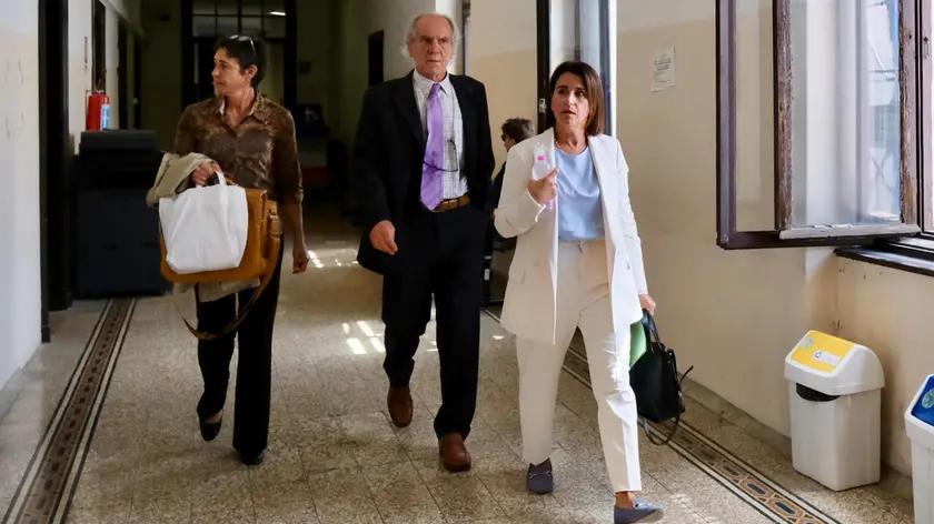 I tre consulenti Chiara Turchi, Paolo Fattorini e Eva Sacchi (Silvano)