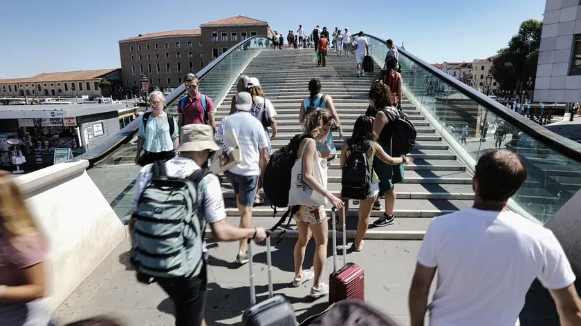 Turisti in centro storico a Venezia
