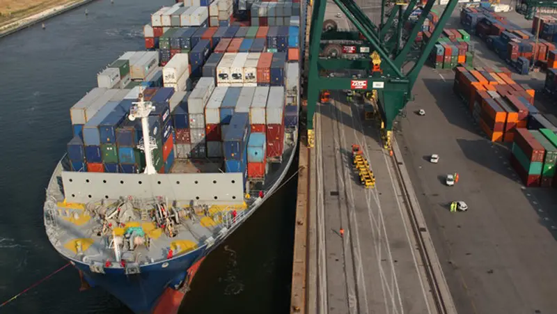 Il terminal container del porto di Venezia