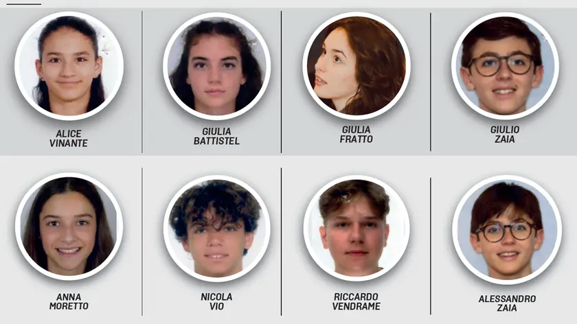 I centini dello scientifico e del classico del liceo XXV Aprile di Portogruaro