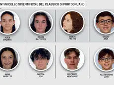 I centini dello scientifico e del classico del liceo XXV Aprile di Portogruaro