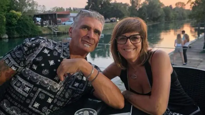 Davide Magnanini e la moglie Manuela Ghezzo