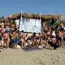 La protesta contro l'abbattimento della capannine ai Murazzi