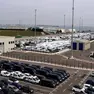 Terminal di Fusina per navi merci e passeggeri. In foto il piazzale delle auto