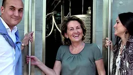 Patrizia Felluga con i figli Antonio e Caterina Zanon