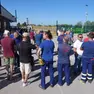 L'assemblea dei lavoratori Superjet a Tessera