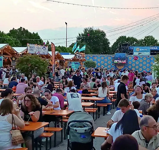 L'area food del Festival