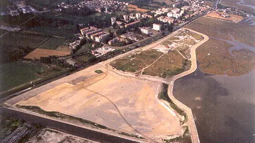 L'ex discarica di fosfogessi a Campalto, ora messa in sicurezza