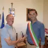 Bruno Maghelli con il sindaco Luca Martello