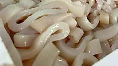 Calamari pronti per essere fritti
