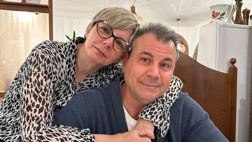 Massimo Rizzi e la moglie Elisa