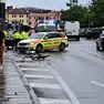 Il punto in cui il ciclista è stato investito