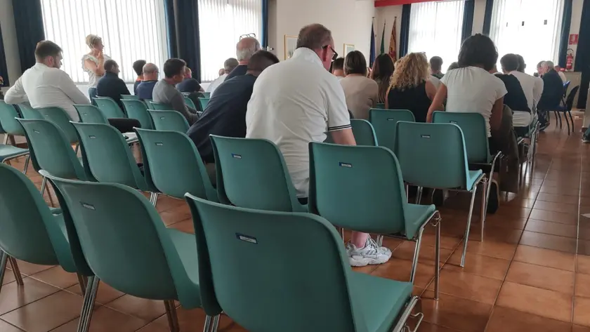 Gli aspiranti tassisti di Venezia alla prova con la presenza della Digos