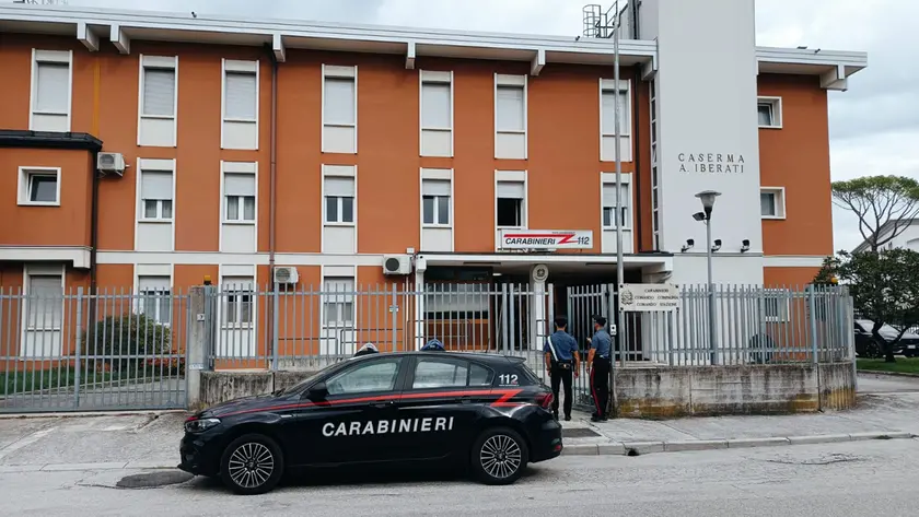 La caserma dei carabinieri di Portogruaro