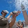 Gli attori di Titizè con i visori per la realtà aumentata