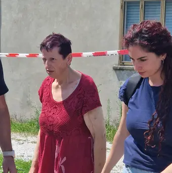 La signora Lorena, madre della vittima