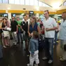 Turisti in partenza dall'aeroporto Canova di Treviso