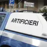 Il furgone degli artificieri (foto d'archivio)