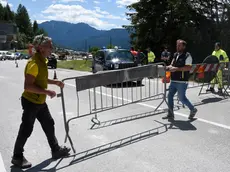 Attesa per la riapertura dell'Alemagna a San Vito di Cadore