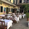 Il plateatico del ristorante Al Colombo