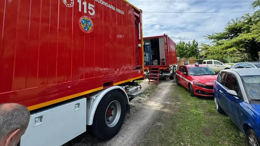 L’intervento delle forze dell’ordine in via Desman