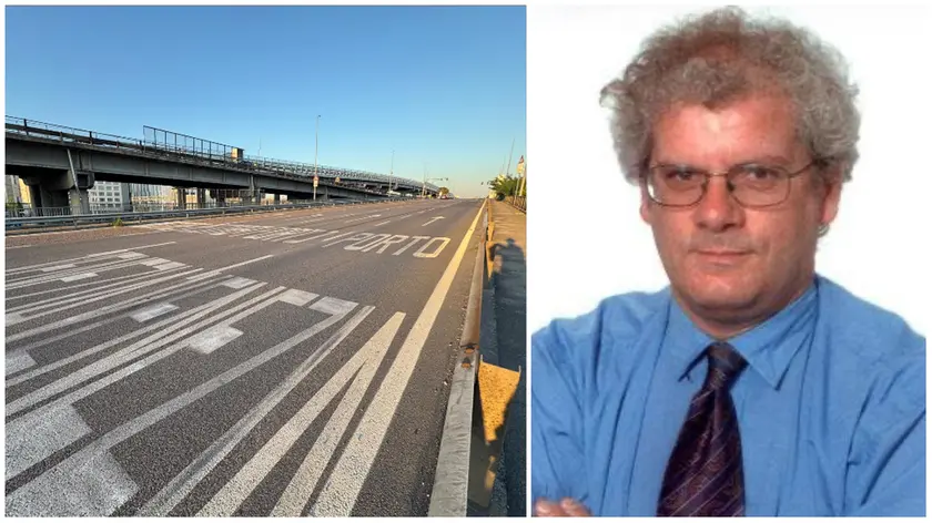 A destra la vittima Paolo Pistolato