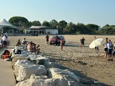 I bagnanti che hanno assistito alle ricerche