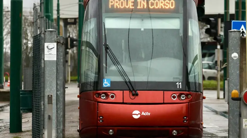 Un mezzo dell'Actv