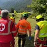 L'intervento dei soccorritori a Forni di Sopra
