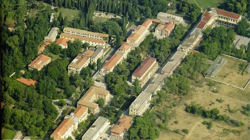 Una veduta aerea dell’area dell’ex Ospedale al Mare che diventerà un centro di ricerca internazionale