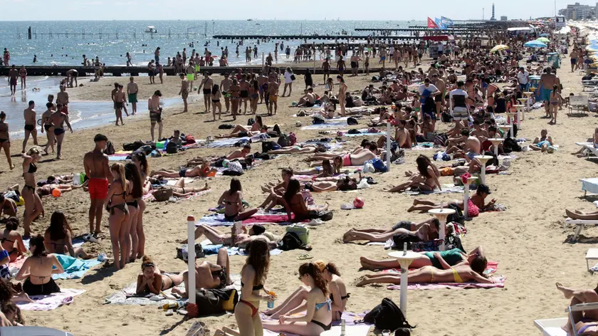 La spiaggia di Jesolo