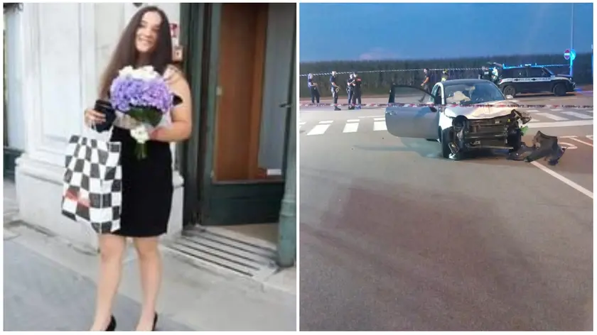 Samanta Vitale e la scena dell'incidente in cui ha perso al vita a Jesolo