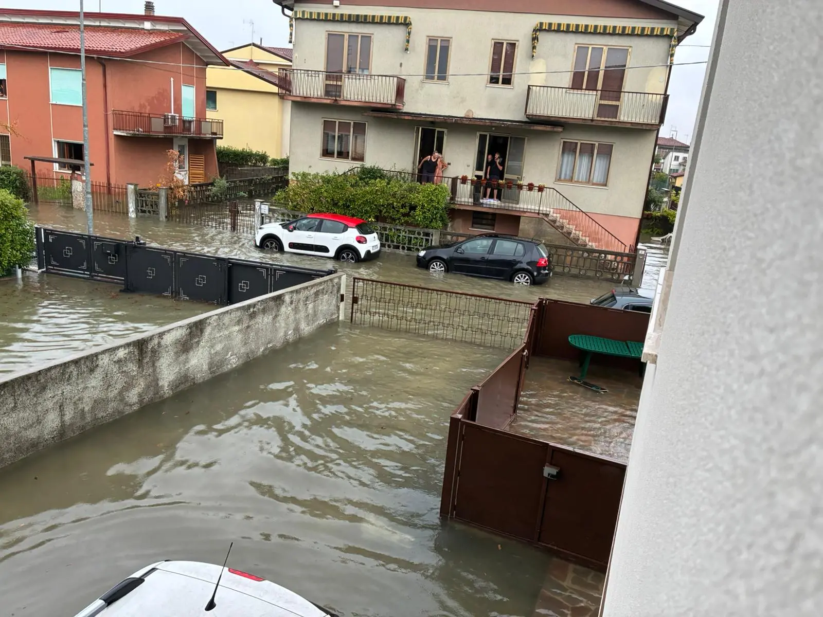 Quartieri allagati a Spinea