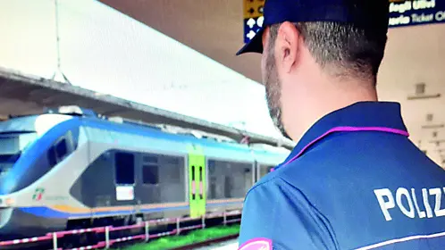 La polizia in stazione a Mestre