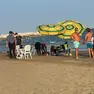 I soccorsi in spiaggia a Cavallinio Treporti