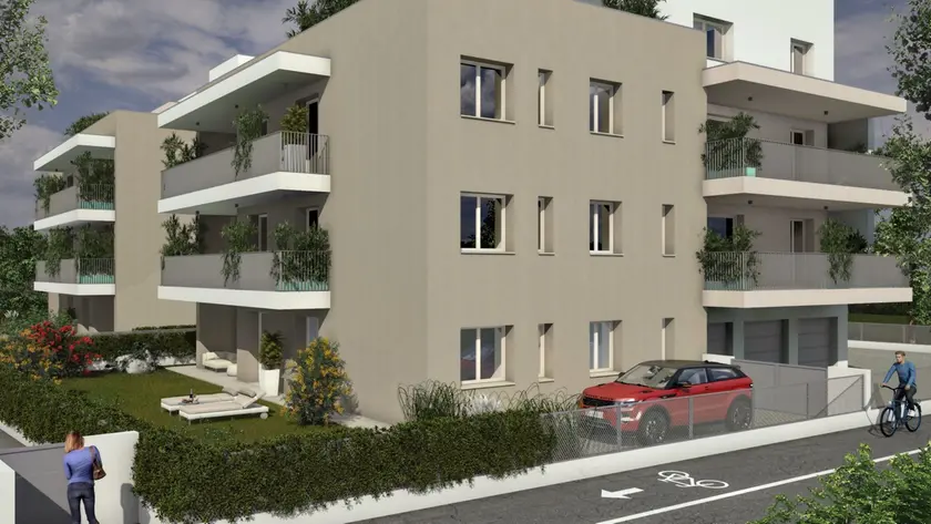 Il rendering del residence