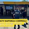 Vigilanza privata davanti all'imbarcadero di Actv