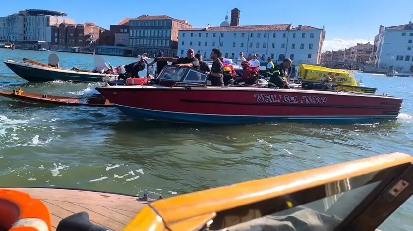 L'intervento dei vigili del fuoco