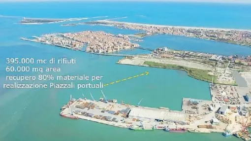 L'area della discarica Val da Rio di Chioggia