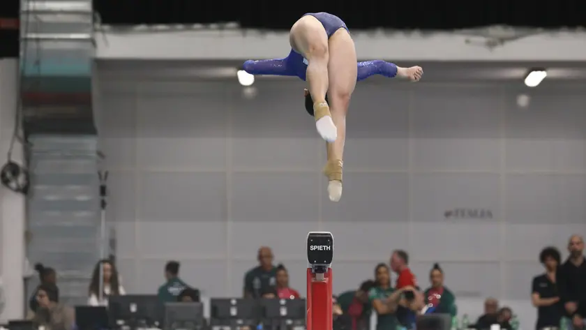 Un evento del torneo internazionale di ginnastica artistica a Jesolo