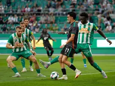 Compagnon in azione contro il Rapid Vienna (foto Venezia fc)