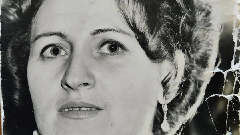 La parrucchiera Adriana Ferrari in gioventù