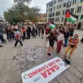La manifestazione in campo Santa Margherita (foto Interpress)