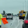 Romea chiusa in seguito all'incidente mortale (foto Pòrcile)